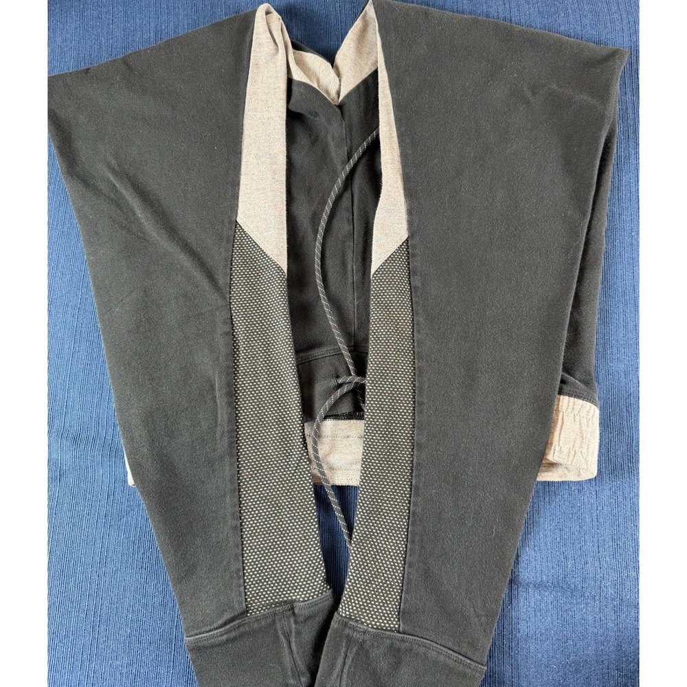PINK Joggers M Black Gray Mesh Yoga Pants & Gaiam Yoga Block Bundle Athleisure - Picture 6 of 7